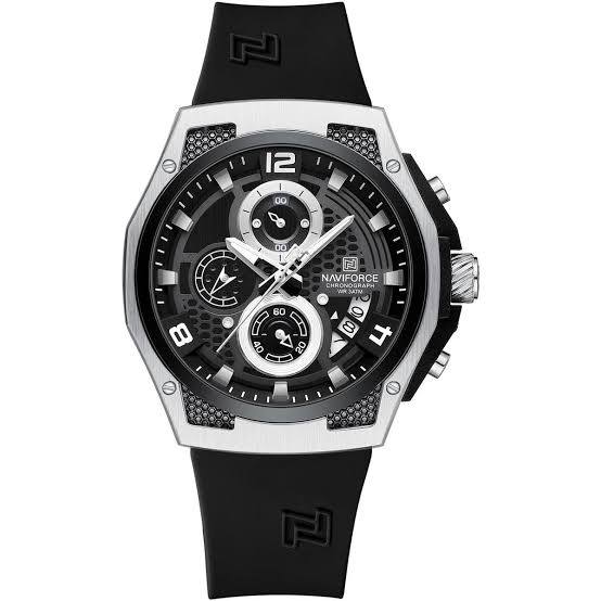 NAVIFORCE Sport Chronograph with Durable Silicone Strap