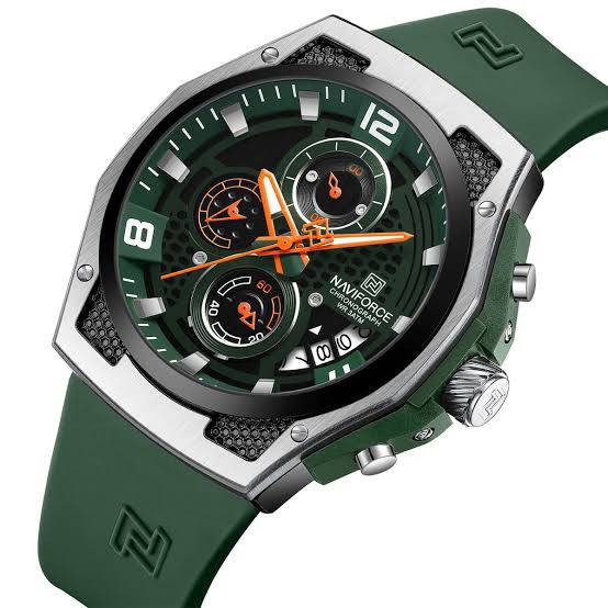 NAVIFORCE Sport Chronograph with Durable Silicone Strap