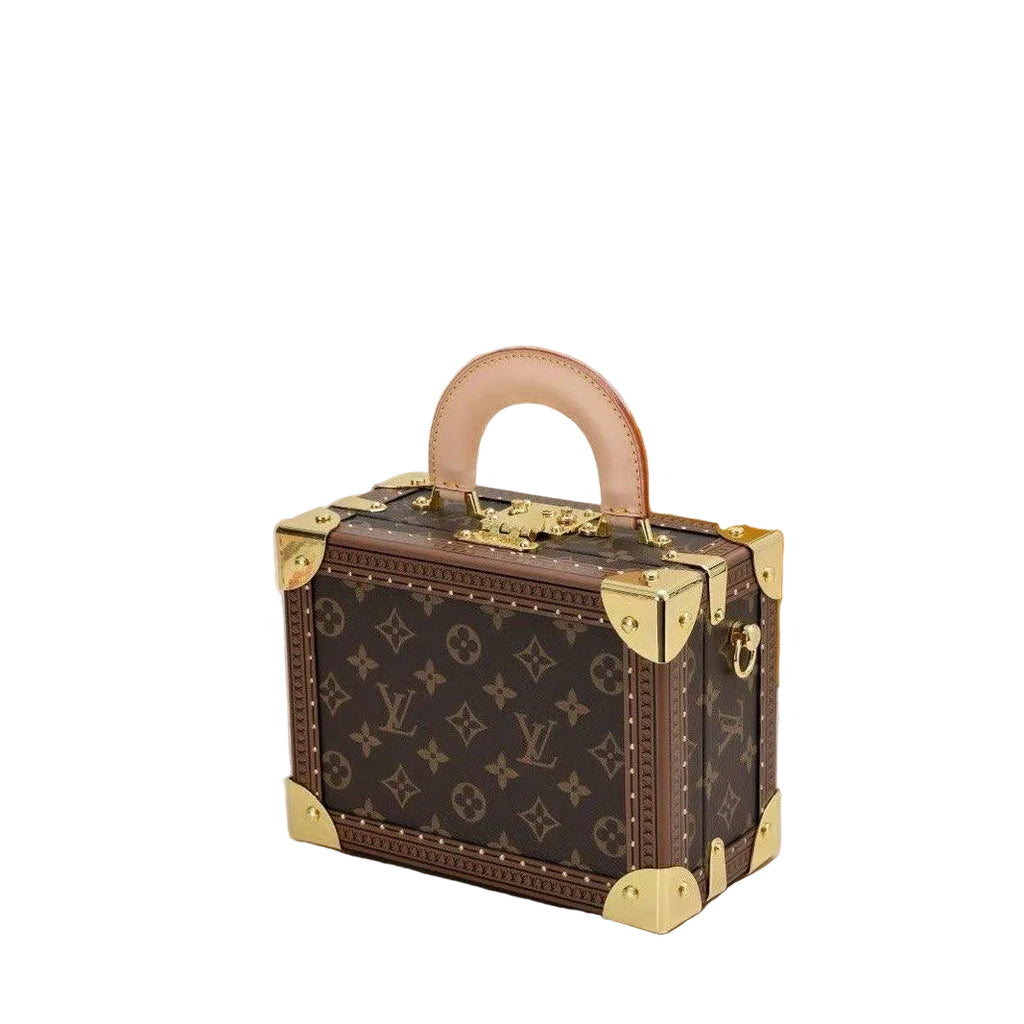 Monogram Trunk Bag with Gold Tone Hardware
