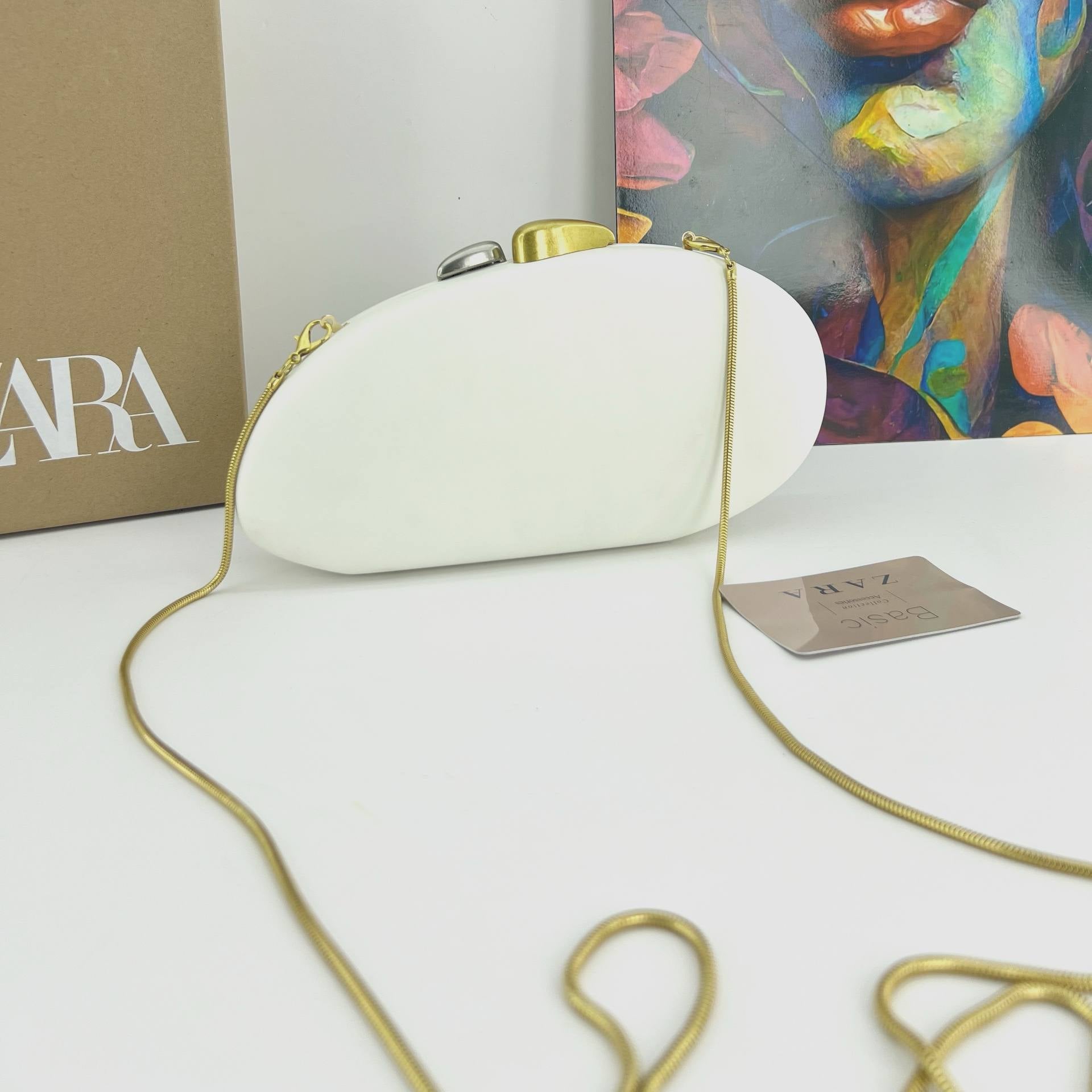 Zara Clutch 👜✨ Evening Essential