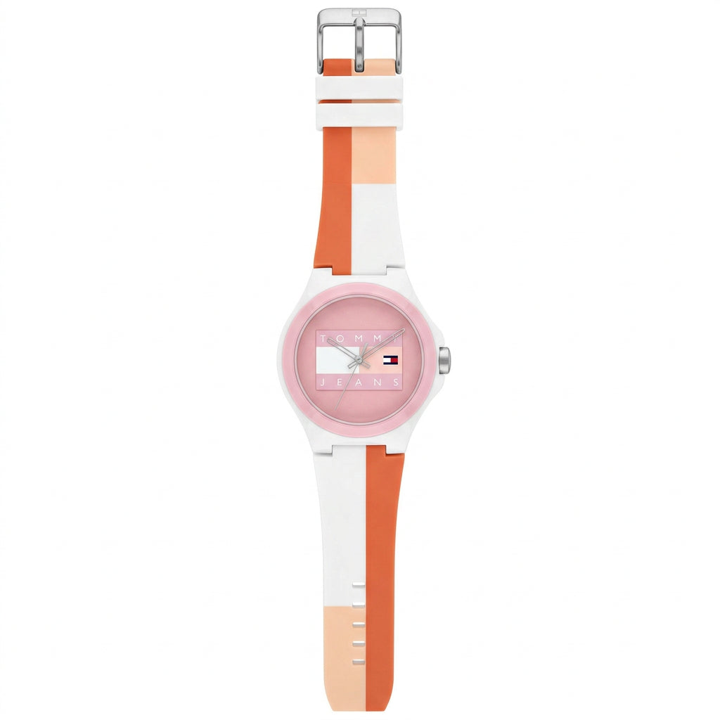 Tommy Hilfiger Jeans Multi-Color Silicone Watch