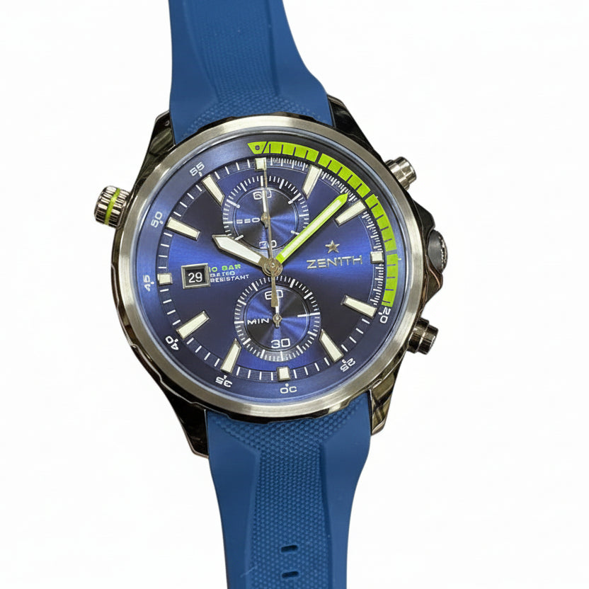 Boss Blue Rubber Strap Watch ⌚💙