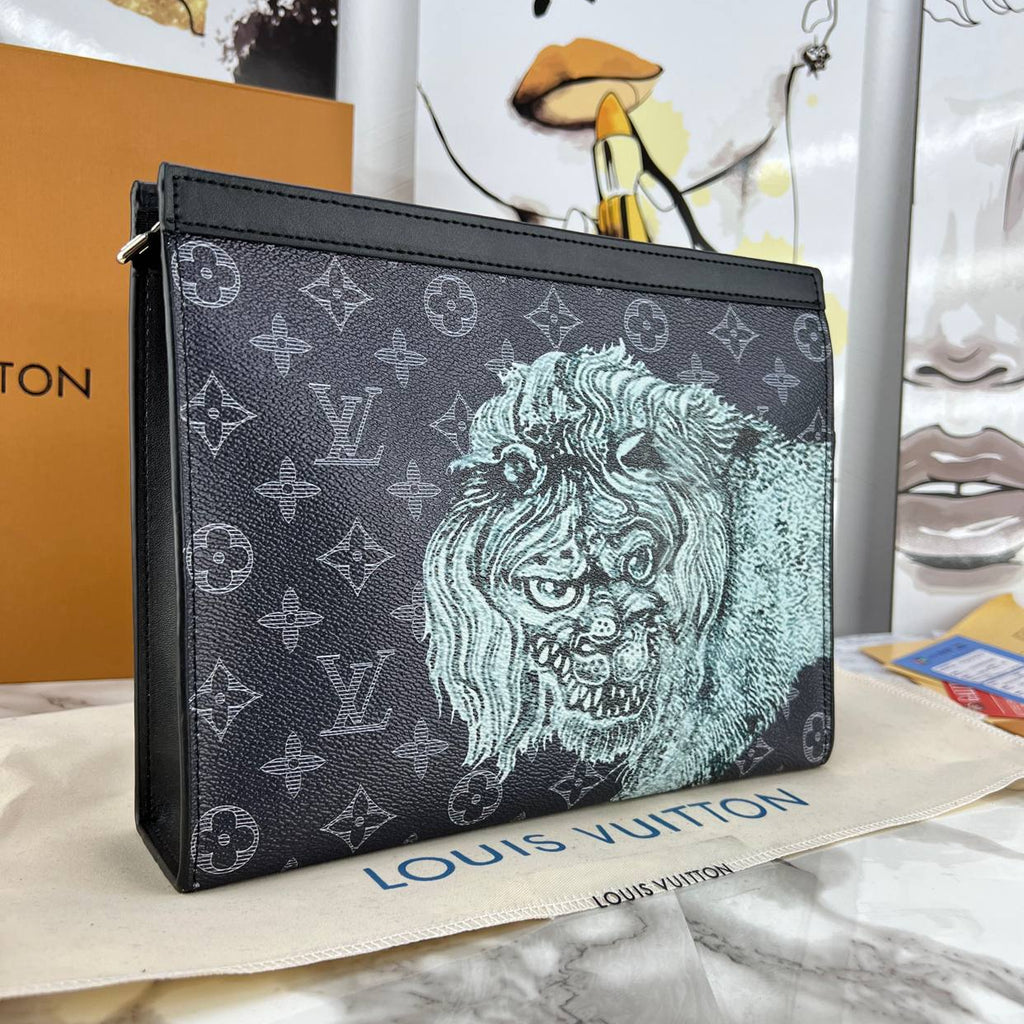Louis Vuitton Monogram Trunk Print Toiletry Pouch 🧳✨⚪