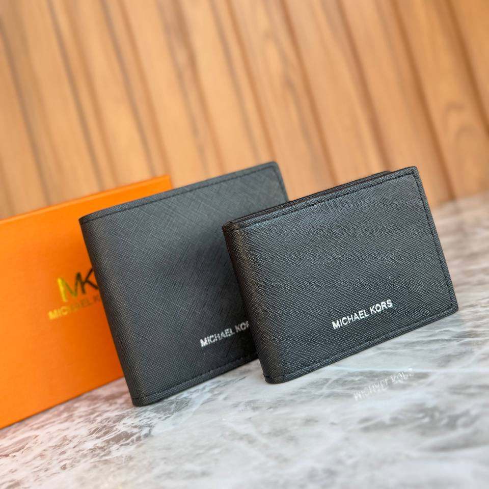 Michael Kors Signature Monogram Slim Wallet Set 💼✨🟤