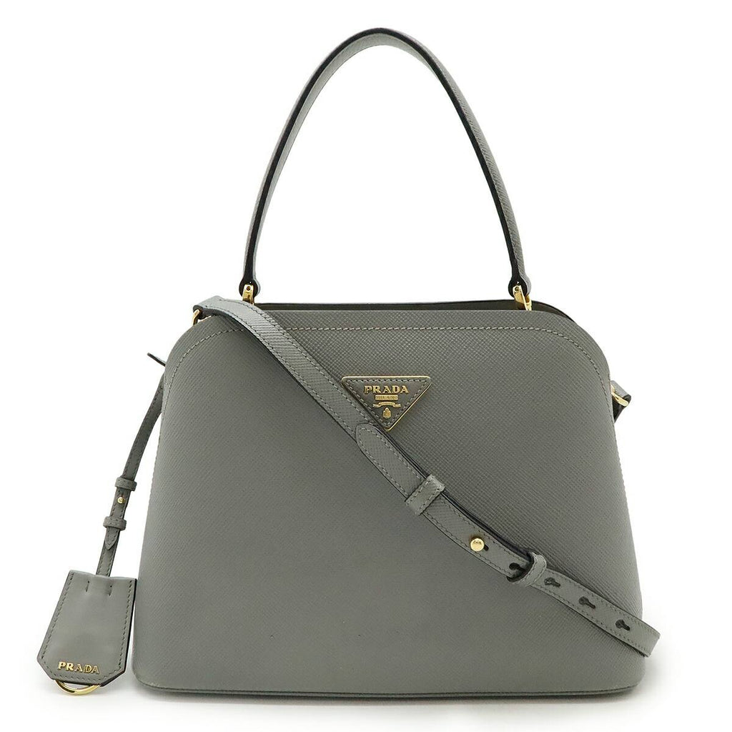 Prada: Gray-Green Satchel 👜🖤❤️