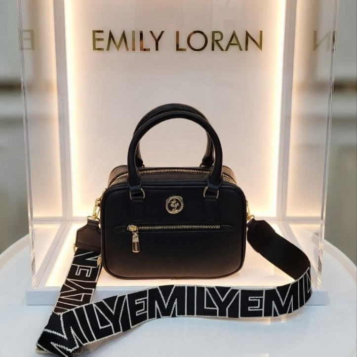 BURBERRY Mirror Bag: White & Black Leather Canvas Tote 👜🖤🤍