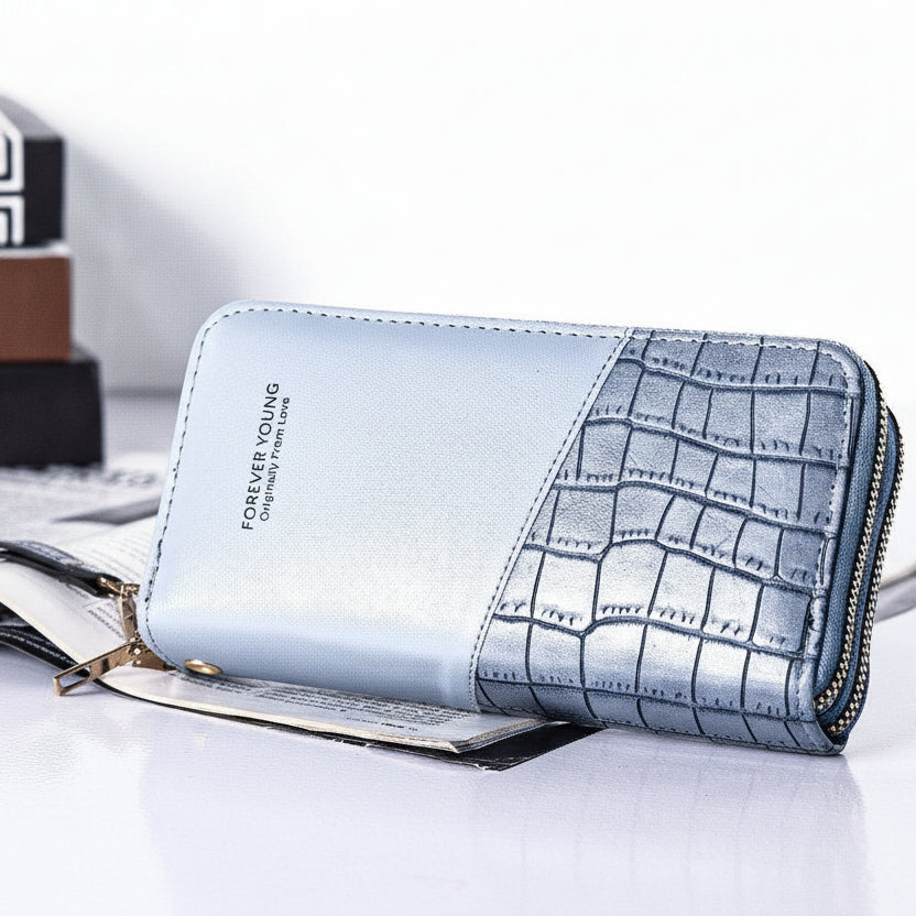 Forever Young Silver Wallet 🌟 Chic & Compact