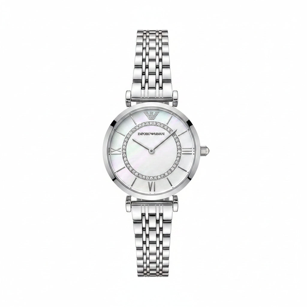 Silver Stainless Steel Women's Watch ⌚✨
