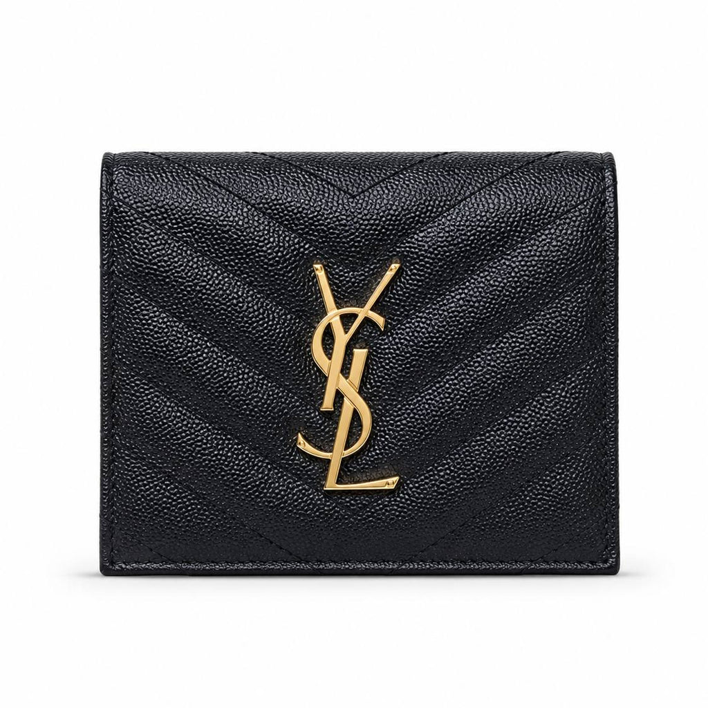 YSL Black Wallet 🖤 Chic & Compact