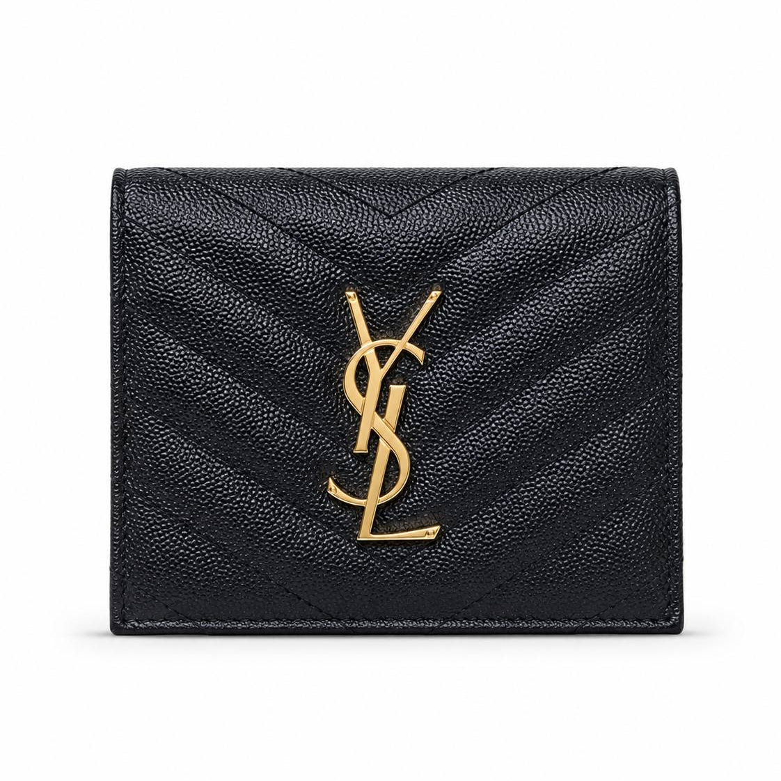 YSL Black Wallet 🖤 Chic & Compact