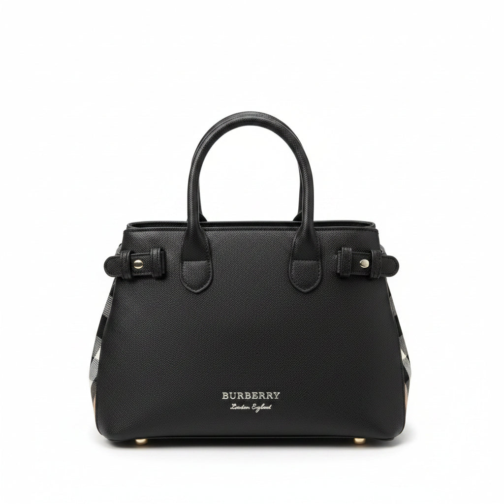 Burberry Classic Bag: Black, Beige & Red 👜🖤🤍❤️