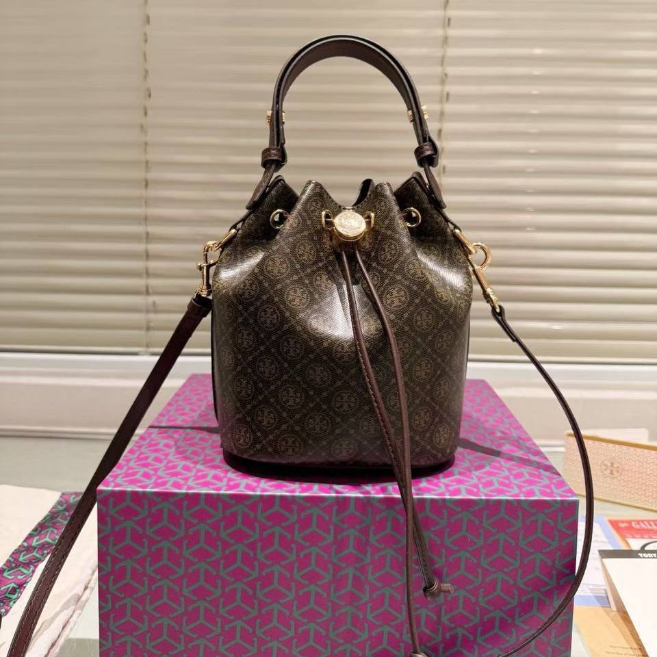 Tory Burch Brown Boxed Bag 👜 Sophisticated Style 🤎