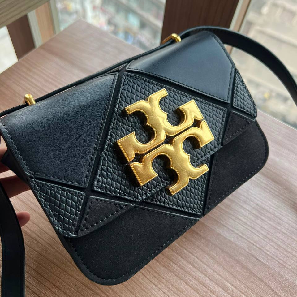 Tory Burch Quilted Shoulder Bag with Gold-Tone Logo 👜✨