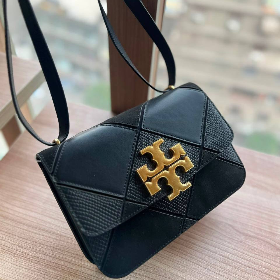 Tory Burch Quilted Shoulder Bag with Gold-Tone Logo 👜✨
