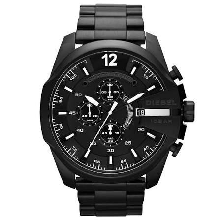 Diesel Mega Chief Gunmetal Stainless Steel Chronograph Watch