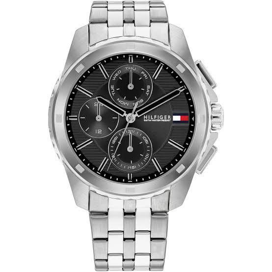 Silver Stainless Steel Men's Watch ⌚✨ Elegance