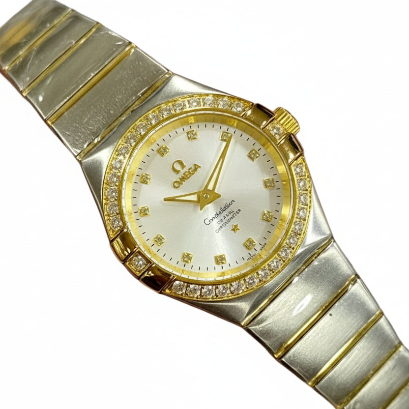 Omega Constellation Co-Axial Diamond Chronometer Watch 💎✨⌚