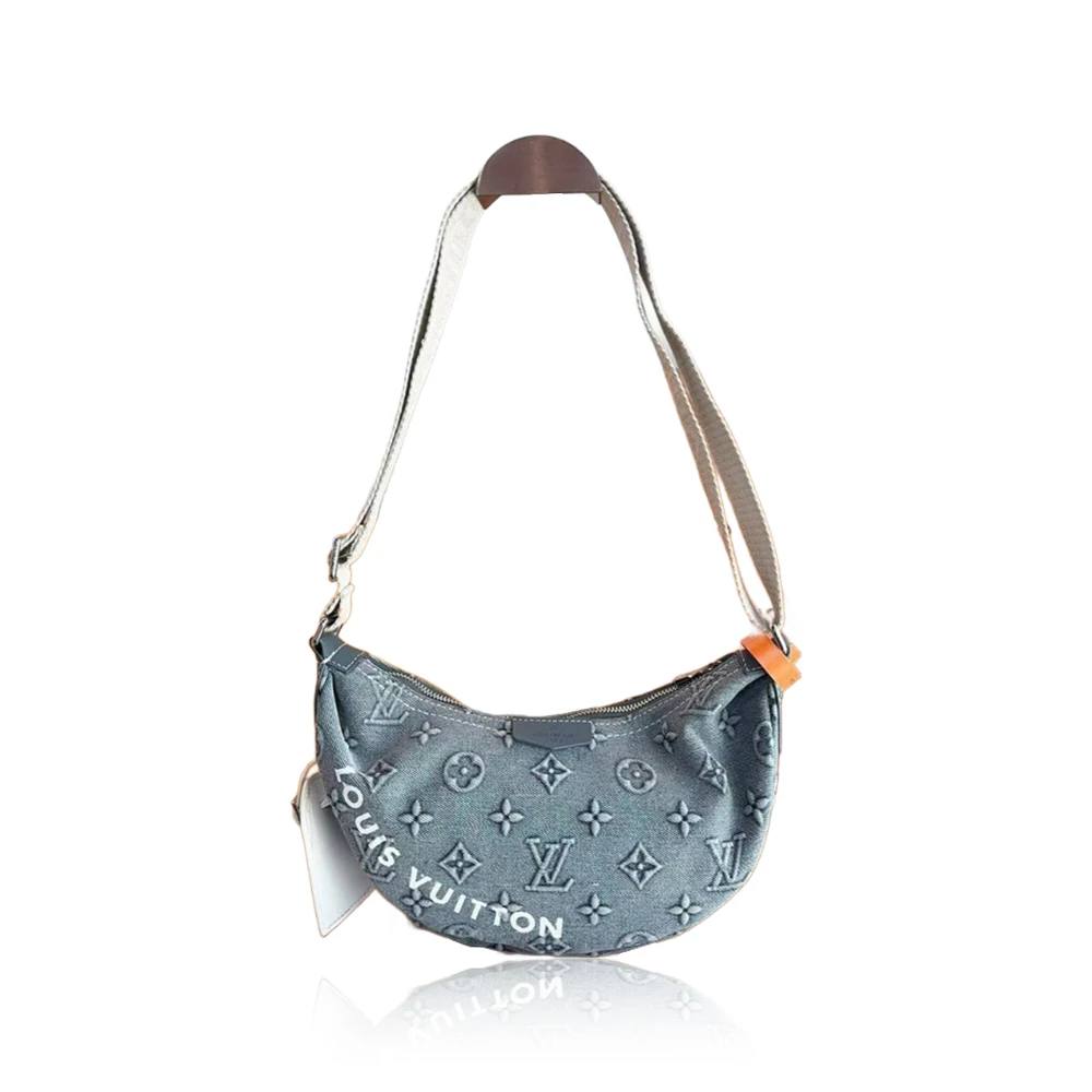 Louis Vuitton Monogram Denim Crescent Bag