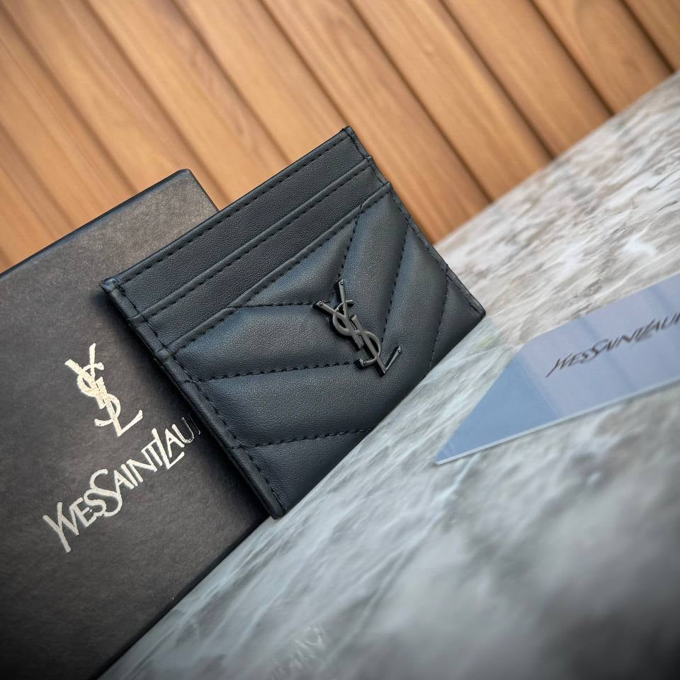 Y.S.L. Black Card Holder 🖤 Luxe Essential