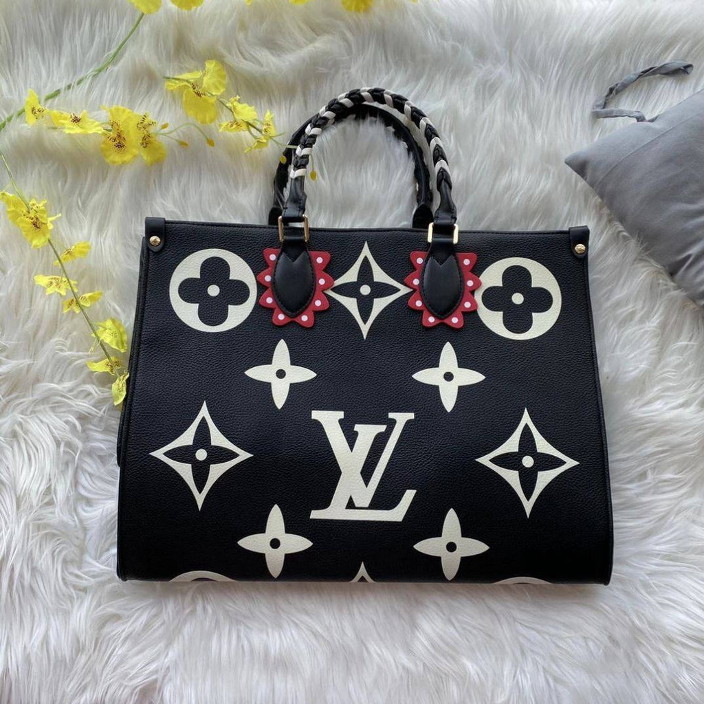 Louis Vuitton Onthego Giant Monogram Tote with Braided Handle 👜✨🎨