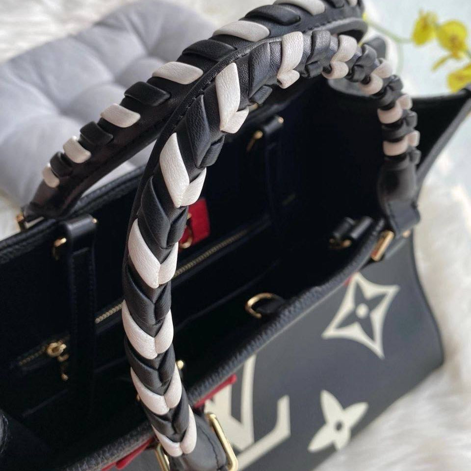 Louis Vuitton Onthego Giant Monogram Tote with Braided Handle 👜✨🎨
