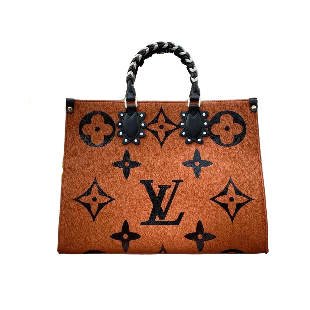 Louis Vuitton Onthego Giant Monogram Tote with Braided Handle 👜✨🎨