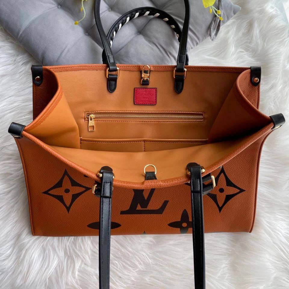 Louis Vuitton Onthego Giant Monogram Tote with Braided Handle 👜✨🎨