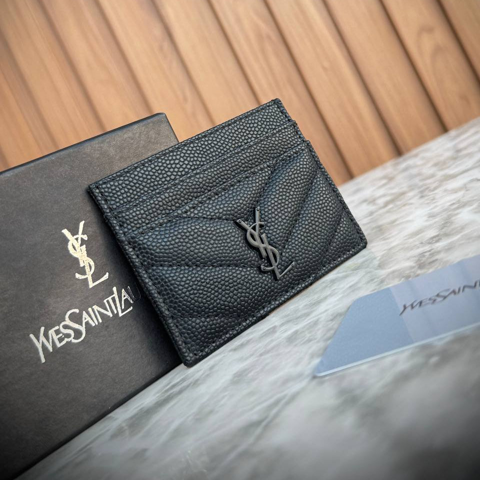 YSL Black Card Holder 🖤 Luxe & Compact