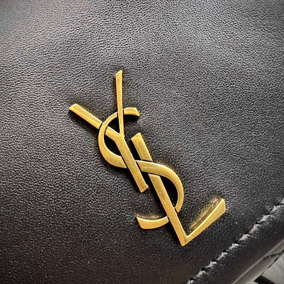 Saint Laurent Nolita Quilted Chain Bag in Black