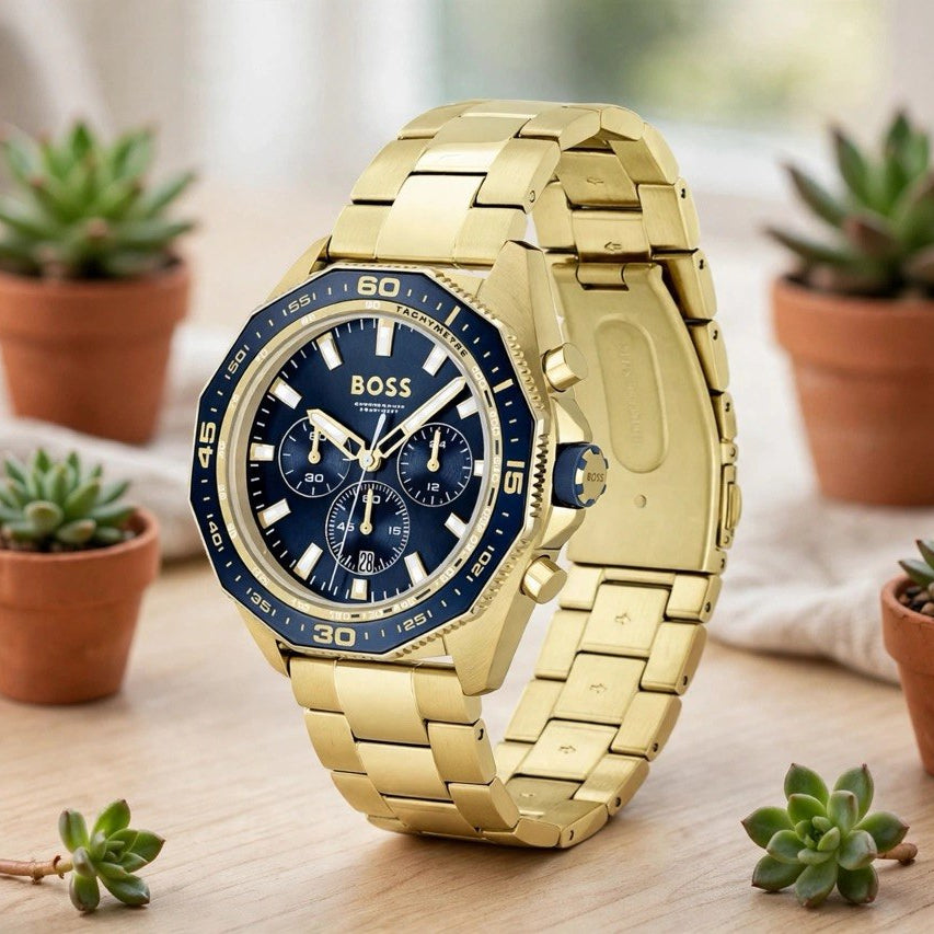 Boss Original Chronograph Gold-Tone Stainless Steel Watch