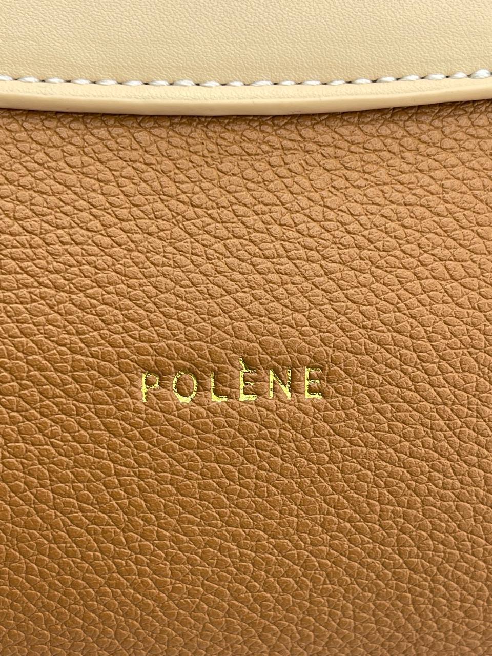 Polène Numéro Dix Multi color Textured Leather Handbag 👜✨💼