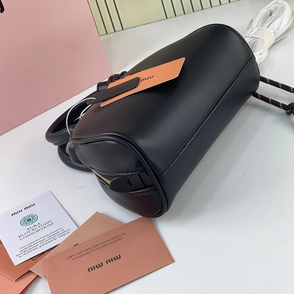 Miu Miu Signature Black Structured Handbag
