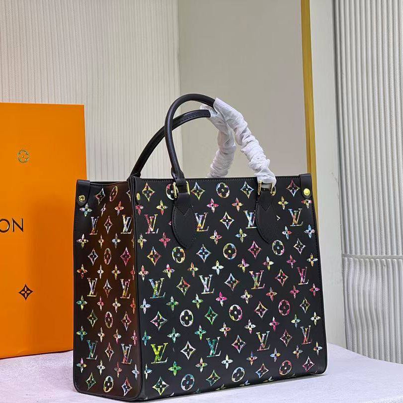Louis Vuitton Onthego GM Tote Bag Multicolor Monogram 🌈👜✨