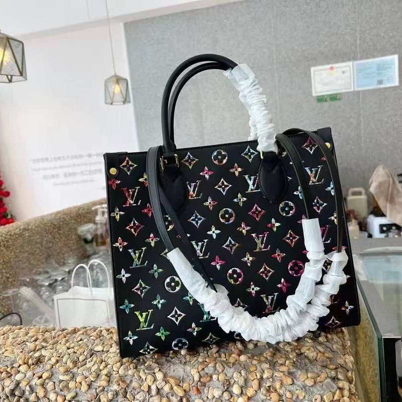 Louis Vuitton Onthego GM Tote Bag Multicolor Monogram 🌈👜✨