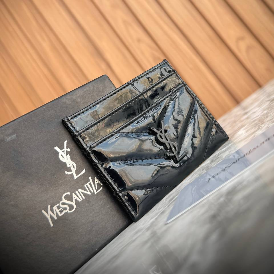 Y.S.L. Black Card Holder 🖤 Top Quality Wallet
