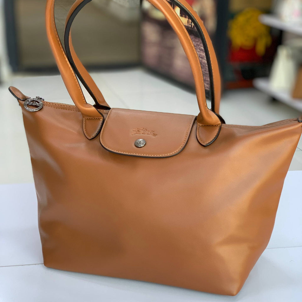 Classic Foldable Tote Bag in Soft Pastel Pink