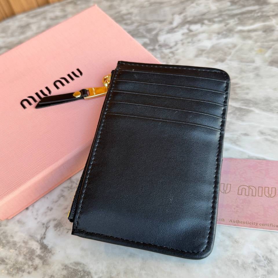 Miu Miu Matelassé Leather Coin Purse 🖤✨👛