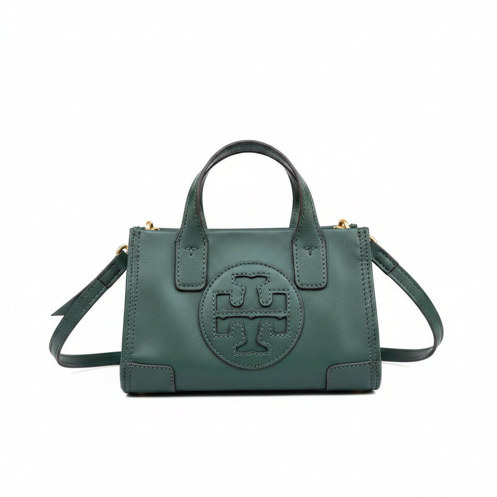 Tory Burch: Luxe Green Satchel 💚👜 Chic Carryall