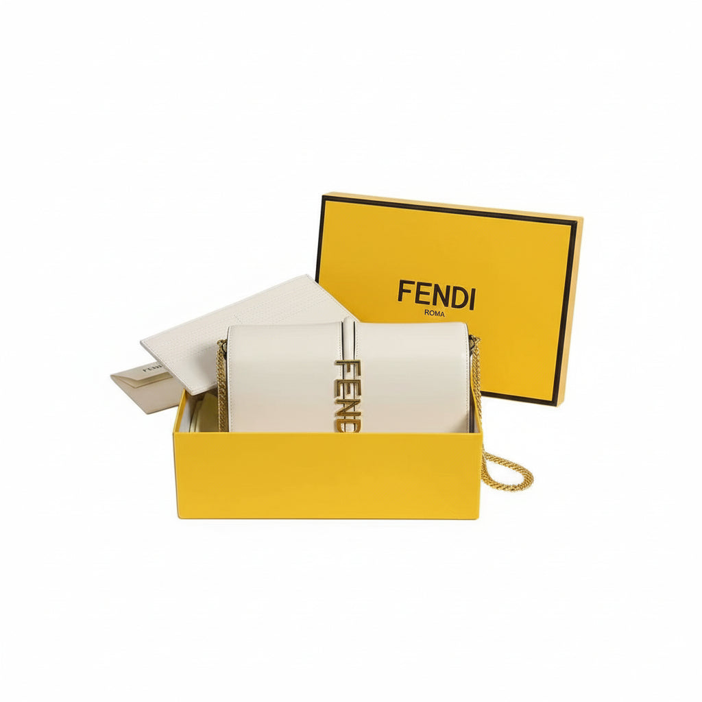 Fendi White Bag: Iconic Style 🤍