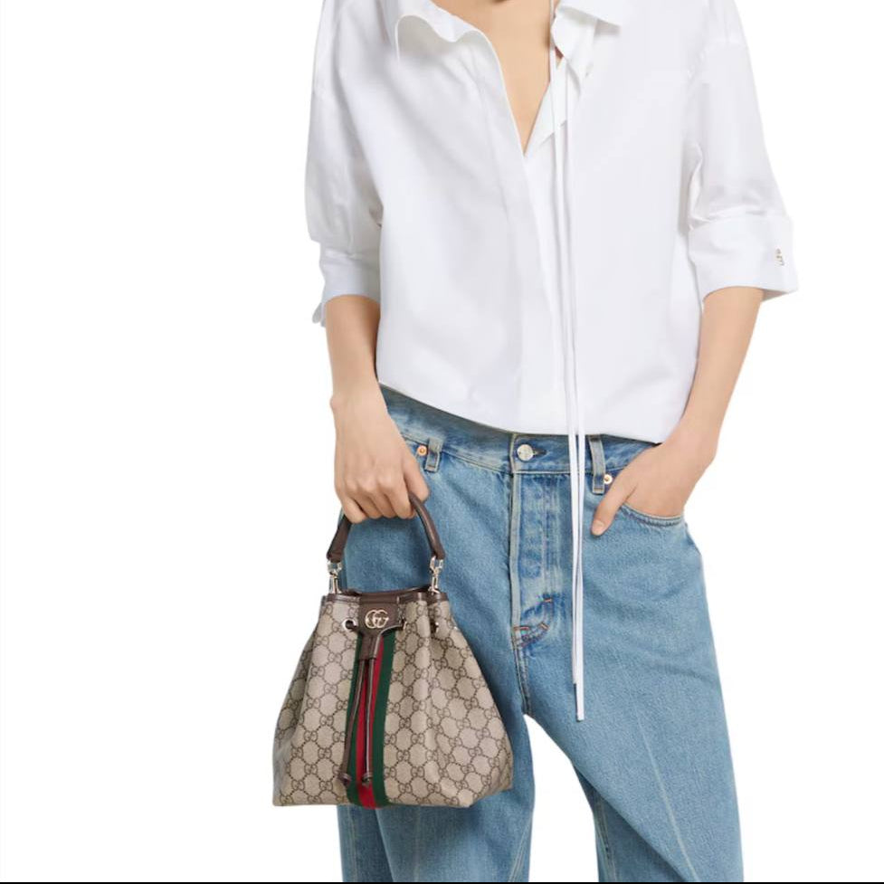 Gucci Ophidia GG Small Bucket Bag with Signature Web Detail 👜🌿✨