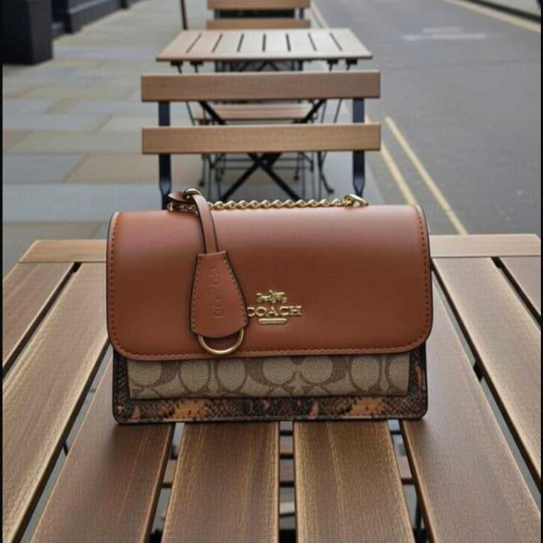 Coach Mirror Bag: Green & Brown 💚👜✨