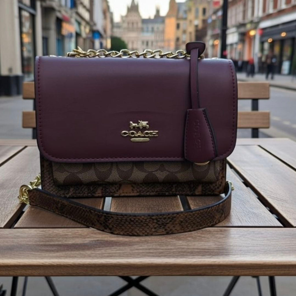 Coach Mirror Bag: Green & Brown 💚👜✨