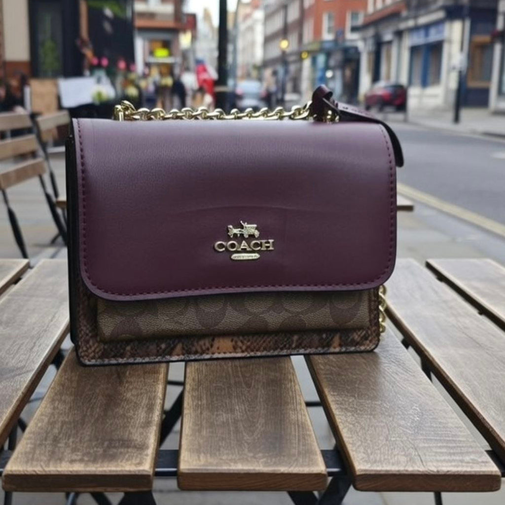Coach Mirror Bag: Green & Brown 💚👜✨