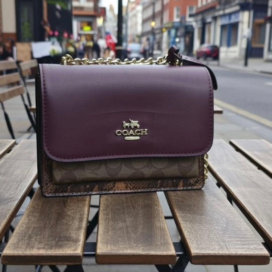 Coach Mirror Bag: Green & Brown 💚👜✨
