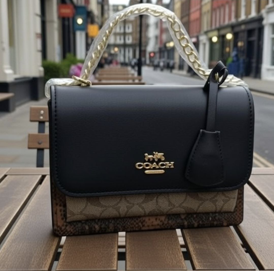 Coach Mirror Bag: Green & Brown 💚👜✨