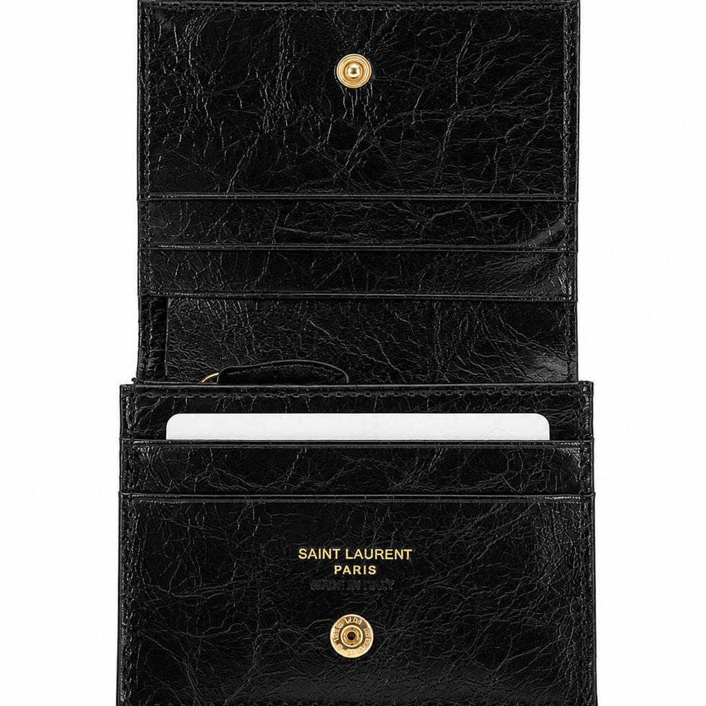 YSL Black Compact Wallet 🖤