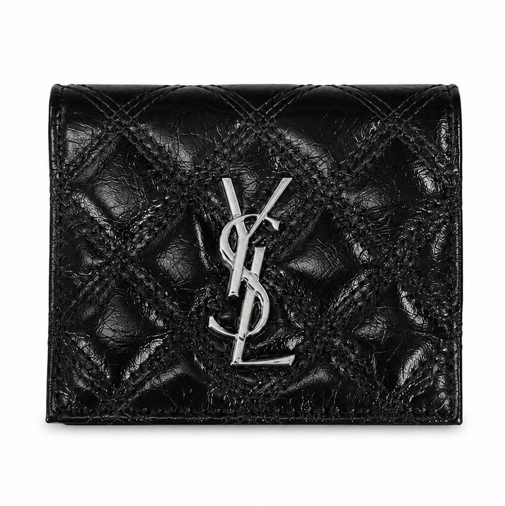 YSL Black Compact Wallet 🖤