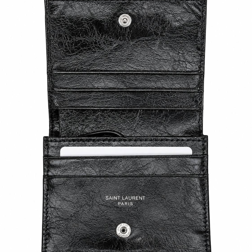 YSL Black Compact Wallet 🖤