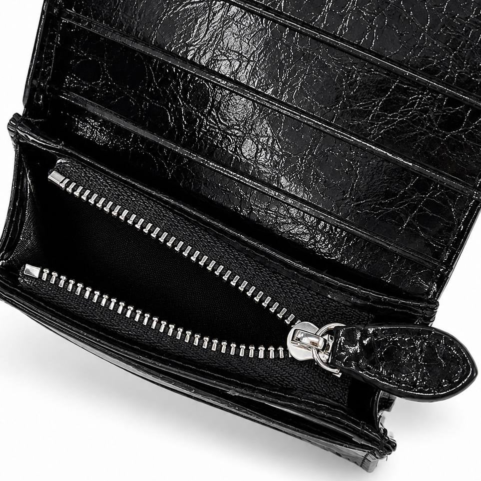 YSL Black Compact Wallet 🖤