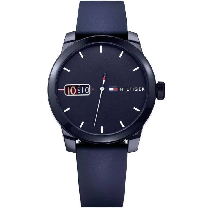 Tommy Hilfiger Black Dial Watch ⌚⚫🔵